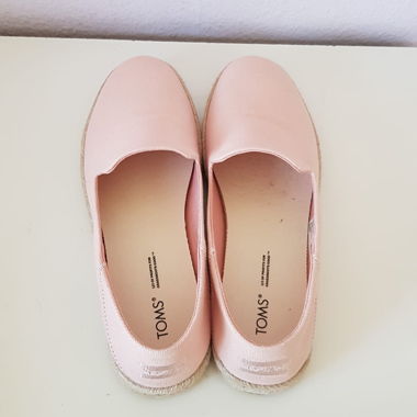 TOMS Pale Pink Espadrilles 40