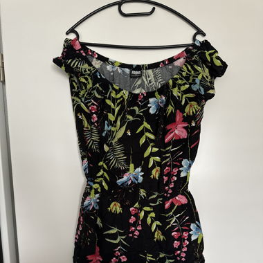Jumpsuit kurz im Tropenstyle Gr. M