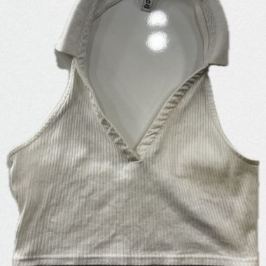 Collared Crop Top