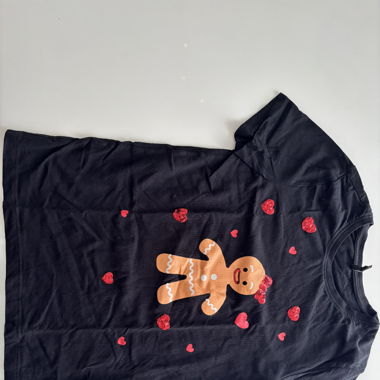 Maglia a maniche corte natalizia 