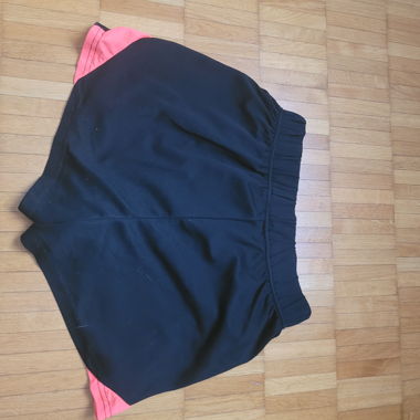 Sport-Shorts schwarz/pink