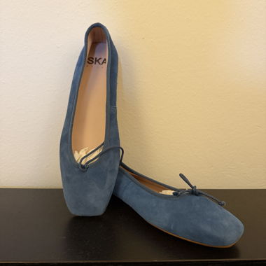 Ballerines bleues