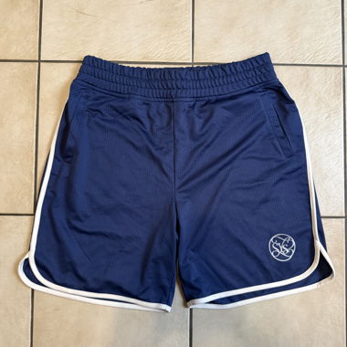 Systemic Navy Mesh Shorts 