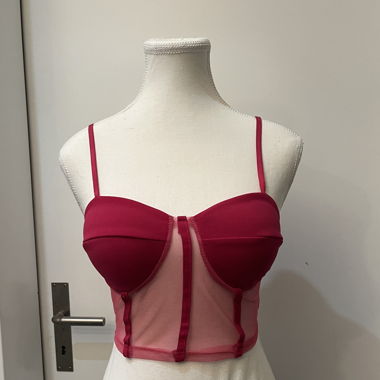 Pink Bustier Top