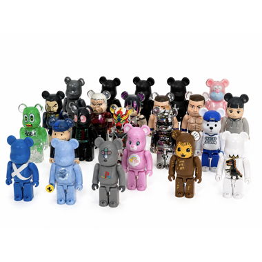 Set mit 23 Bearbrick Series 42 bis 49