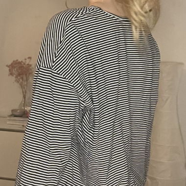 gestreiftes Langarmtop