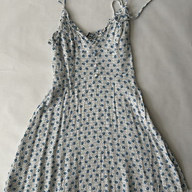 Floral-Spaghetti-Trägerkleid