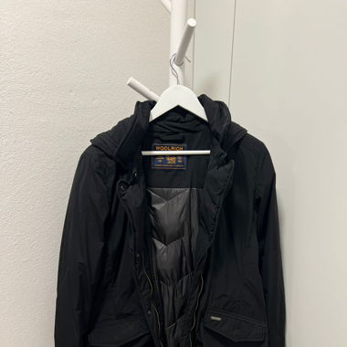 Woolrich Jacke schwarz lang