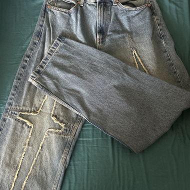 Blue Washed Jeans