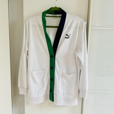 Cardigan Puma Sports Loungewear bianco Taglia S