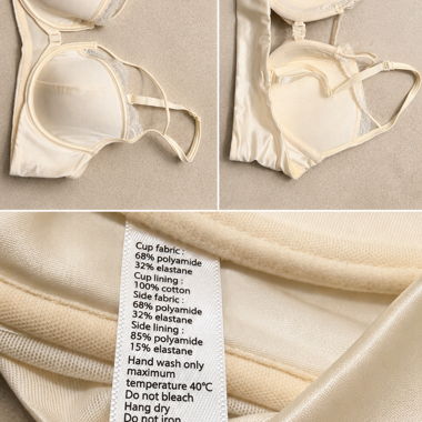 Soutien-gorge beige à armatures 80C