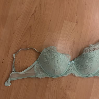 Mint Green Lace Bra