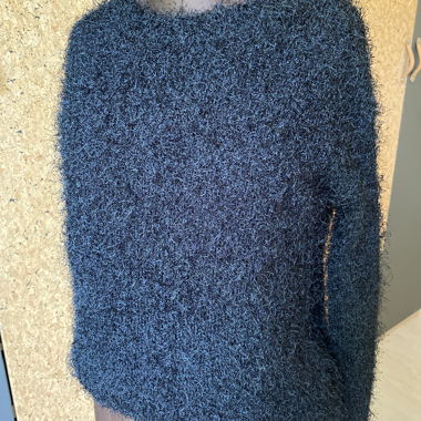 Maglione soffice blu