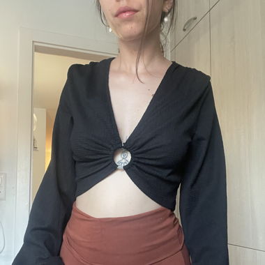 Long Sleeve Crop Top