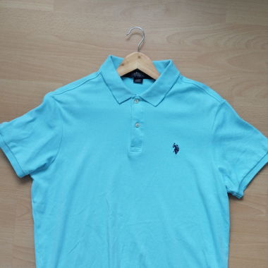 US Polo Shirt Gr. L in blau