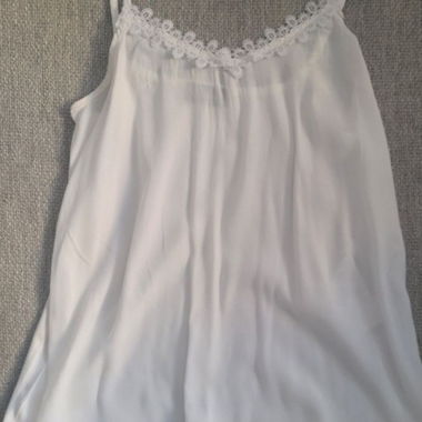 KOOKAÏ Camisole mit Spitze – weiss