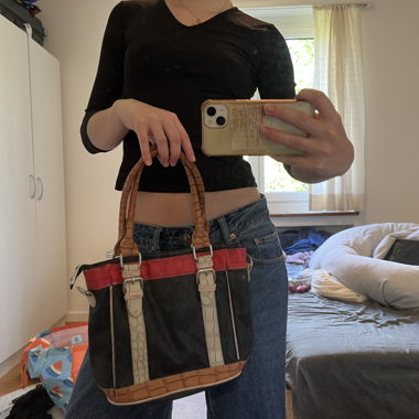 Sac à main Vittoria noir/multicolore