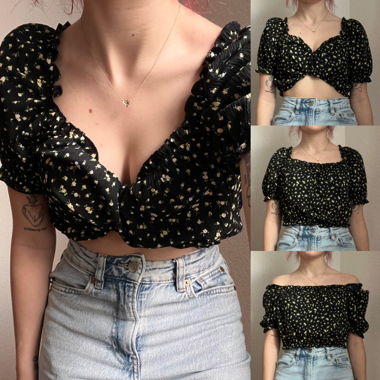 Süsses Blumencroptop