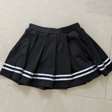 Schwarzer Faltenrock Schoolgirl