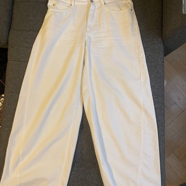 Zara Barrel-Hose weiss
