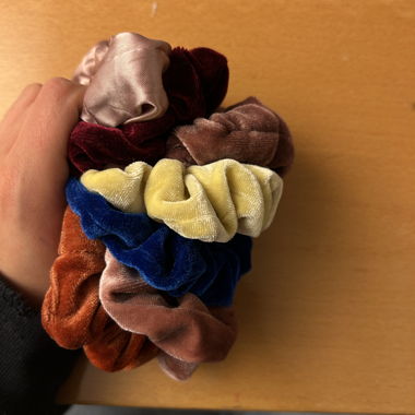 scrunchie set: 7 stück für 7.-