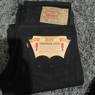 Levi's 501 schwarze Jeans