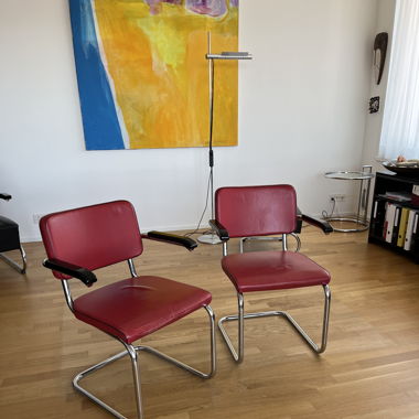 Freischwinger Stühle, Thonet 