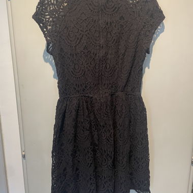 Schwarzes Spitzen Kleid
