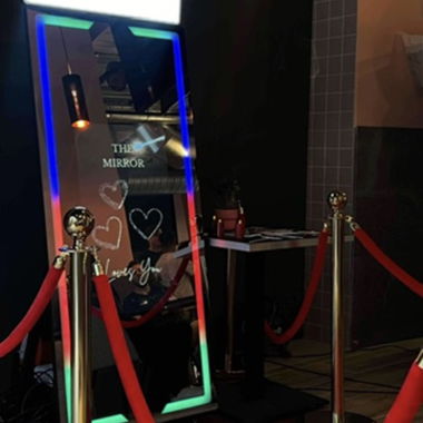 Specchio photobooth LED