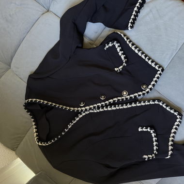 Giacca decorativa nera