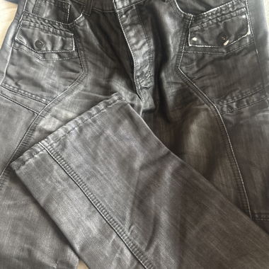 Schwarze Slim-Jeans