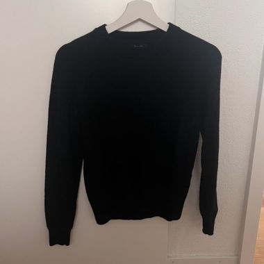 Pull noir Massimo Dutti – laine & cachemire
