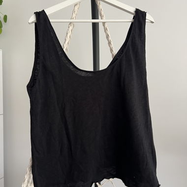 Zara schwarzes Top