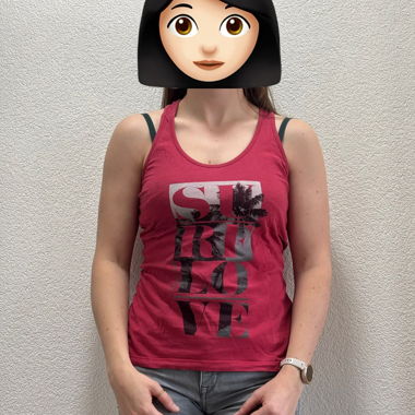 Top Rosso Rip Curl
