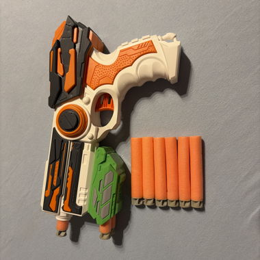 Pistolet à fléchettes en mousse jouet