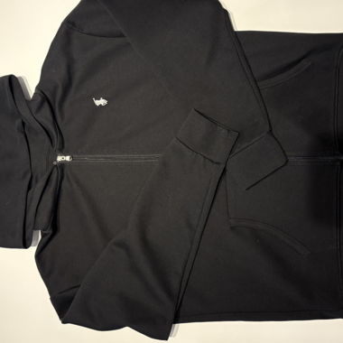 Hoodie noir zippé