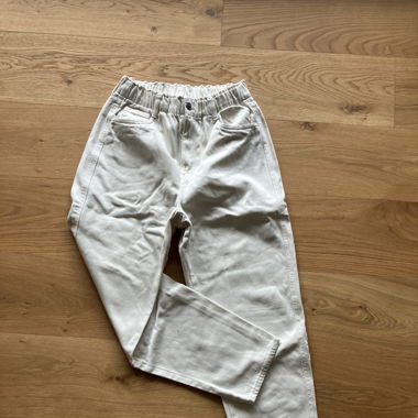 Weisse Boyfriend Jeans