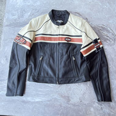 Vintage Harley-Davidson Leather Motorcycle Jacket