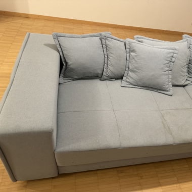 Teal grosse sofa