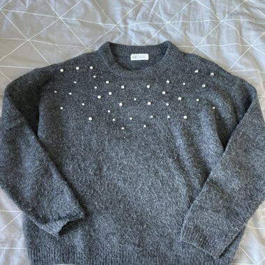 Maglione in maglia H&M con perline