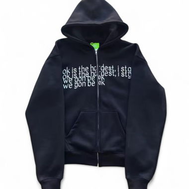 Y2k Nettspend Wegonbeok Black Hoodie