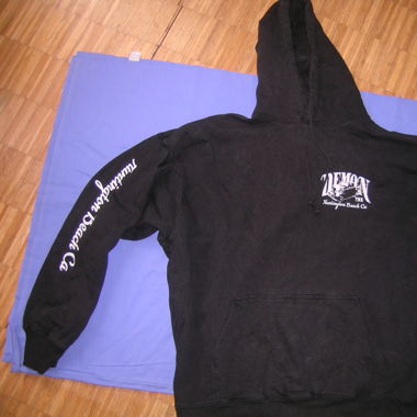 Hoddie, schwarz 