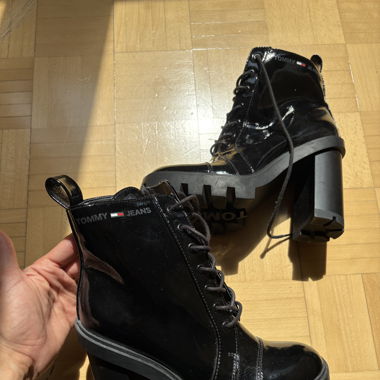 Bottes Tommy Hilfiger LACE UP talon