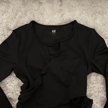 Black long sleeve cover up
