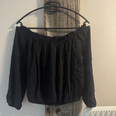 Haut épaules dénudées Brandy Melville noir