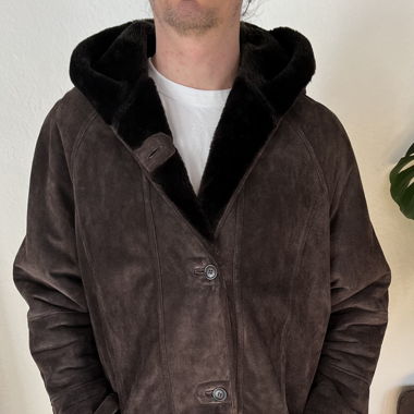 shearling jacket sakai  Leder 44