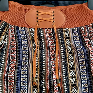 Pantalon d'été à motifs