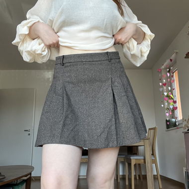 Mango Pleated Skirt Size M