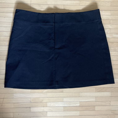 Dark mini skirt