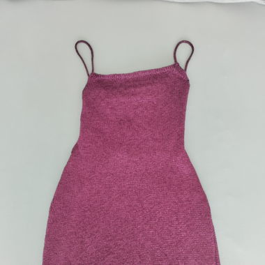 Dark Red Knit Dress